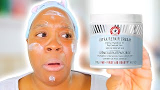 First Aid Beauty Ultra Repair Cream REVIEW and DEMO [upl. by Lorelle]