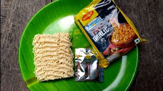 Maggi spicy garlic noodles review  Grannys kitchen [upl. by Yeldarb]