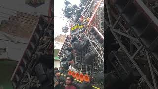 Nishad dj jila mau Durga puja visarjan competition setup [upl. by Otsuj598]