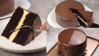 Ding Dong Cake Recipe Using Cake Mix  Easy Chocolate Cake With Marshmallow Filling Cooking Up Love [upl. by Haven258]