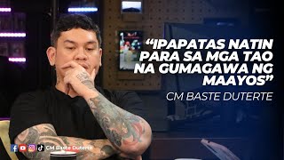 CM Baste Duterte on Fairness for Hardworking Filipinos No Tolerance for Illegal Drugs [upl. by Emogene]