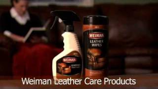 How To Clean Condition and Protect Leather  Weiman Cleaning Tips [upl. by Cinomod]