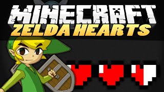 Minecraft Mods  ZELDA HEARTS Fairy Fountains Heart Containers  Mod Showcase [upl. by Kecaj]