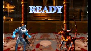 SNES Killer Instinct  Glacius Gameplay  Hard Level [upl. by Aicad]