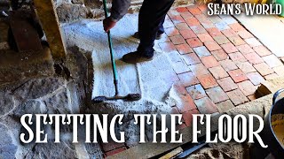 How l Grouted The Cottage Floor [upl. by Daley]