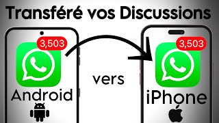 Comment Transférer Données WhatsApp Android vers iPhone2025 [upl. by Burroughs]