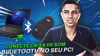 Como conectar CAIXA DE SOM BLUETOOTH no PC [upl. by Kcerb835]