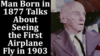 Witness to the First Airplane Flight Talks About Seeing It in 1903 Wright Brothers quotWright Flyerquot [upl. by Grayson628]