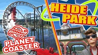 Heide Park Soltau PARKTOUR  PLANET COASTER  Lets Play [upl. by Yortal]