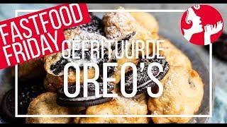 FASTFOOD FRIDAY Gefrituurde Oreos  OhMyFoodness [upl. by Taka]