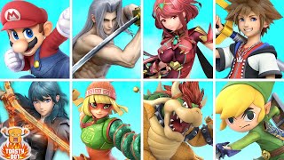 Super Smash Bros Ultimate  All Characters Taunts Animations  DLC Included  Toasty Bot [upl. by Angid]