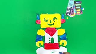 Kids DIY Standing Robot Crafts by We Craft Box [upl. by Pate919]