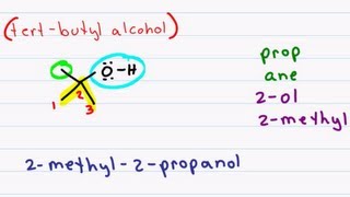 Naming Alcohols Using IUPAC Rules for Nomenclature [upl. by Lusty]