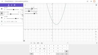 Geogebra Dibujar modificar y compartir una función [upl. by Germin714]