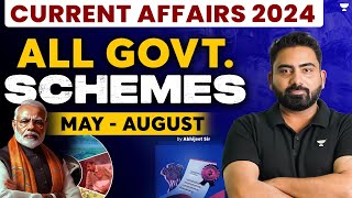 All Government Schemes Explained  Scheme Current Affairs  Current Affairs 2024  By Abhijeet Sir [upl. by Airamalegna763]