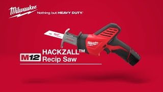 Milwaukee® Hackzall™ M12™ Cordless Recip Saw 242022 [upl. by Delanie621]