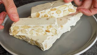 The tastiest amp easiest homemade nougat Surprise your family [upl. by Aretha818]