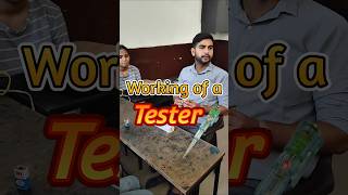 Working of a tester sciencegurushivam experiment scienceguru ytshorts education [upl. by Phillips]