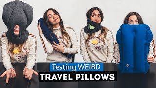 testing WEIRD travel PILLOWS [upl. by Nodle]