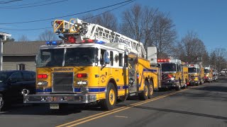 2023 ChesterNJ Fire Department New Years Day Firetruck Parade 1123 [upl. by Cotsen]