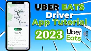 Uber EATS Delivery App Tutorial for 2023 Step by Step [upl. by Aveer709]