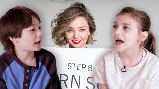 Miranda Kerr Teaches Kids How to Speak with an Australian Accent  Vanity Fair [upl. by Olney160]