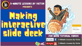 How to Make an Interactive Slide Deck Bitmoji and Google Slides [upl. by Alrak]