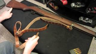 M1 Garand M1907 Sling Installation [upl. by Dub622]