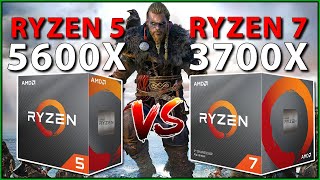 Ryzen 3700X vs 5600X Benchmarks [upl. by Inami]