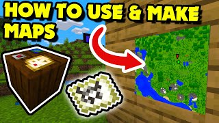 How to USE amp MAKE MAPS in Minecraft 116120  Cartography Table  FULL GUIDE Minecraft Tutorial [upl. by Nivad675]