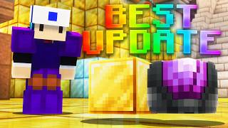 THE BEST UPDATE IN SKYBLOCK HISTORY Hypixel Skyblock IRONMAN [upl. by Iuqcaj]