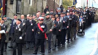 Tiverton Remembrance Sunday Parade 2023 [upl. by Glaser]