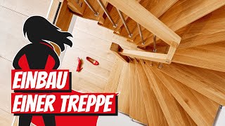 Einbau einer Treppe  Bauhelden [upl. by Koerner]