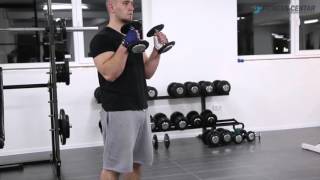 Vježbe za bicepse „Čekić“ pregibi sa bučicama  Biceps exercises Hammer curls [upl. by Ecaroh]