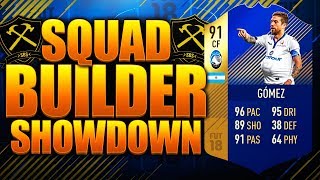 EPIC TOTS GOMEZ SQUAD BUILDER SHOWDOWN FIFA 18 ULTIMATE TEAM [upl. by Lomasi668]