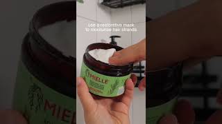 Mielle Rosemary Mint Strengthening Shampoo  Rosemary Mint Strengthening Hair Masque [upl. by Phillane]