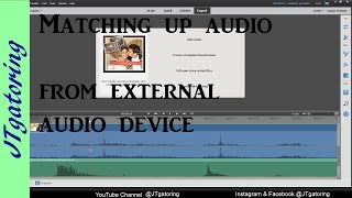 Clapboard in Movies  Matching Audio Adobe Premiere Elements 15 Tutorial [upl. by Eyatnod]