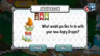 How to breed Angry Dragon 100 Real Dragon City Mobile Special Dragon [upl. by Arriaet18]