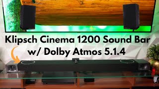 Review of the Klipsch Cinema 1200 Sound Bar with Dolby Atmos [upl. by Lolande]