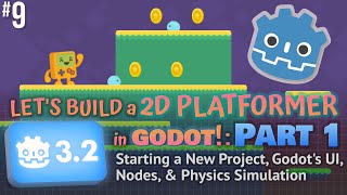 Godot 32 Lets Build a 2D Platformer Part 1 godotengine [upl. by Toshiko]