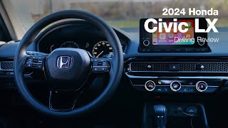 2024 Honda Civic LX Hatchback  Driving Review [upl. by Teresina]