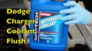 Dodge Charger coolant flushchange [upl. by Lurline]