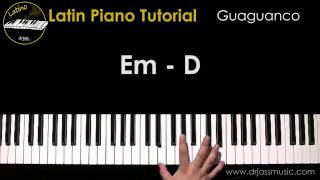 DRJASSMUSIC Latin Piano Tutorial  Guaguanco English [upl. by Eneloc]