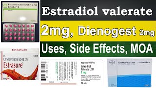 estradiol valerate tablets 2mg Dienogest tablets 2mg in hindi Uses Side Effects Dosage Pregnancy [upl. by Kissner564]