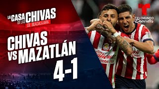 Highlights amp Goals  Chivas vs Mazatlán 41  Telemundo Deportes [upl. by Nilahs]