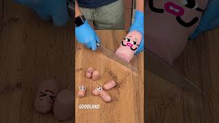 Goodland  The sausage is cut into hot dogs 😂 doodles animation cartoon GOODLAND [upl. by Ylrehs992]