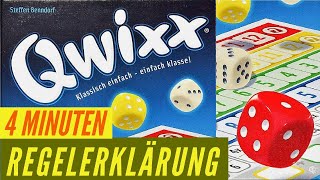 Qwixx Würfelspiel Regeln Anleitung Erklärung 🎲 Spiel 🎲 Familienspiel [upl. by Ainav]