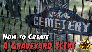 How To Create A Graveyard Scene  Spirit Halloween [upl. by Oijres]