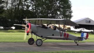 Nieuport 17 at Moraine Airpark  Dayton Ultralights [upl. by Lyon]