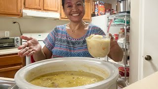 CHICKEN SOPAS Soup  FILIPINO MUKBANG [upl. by Cecily]